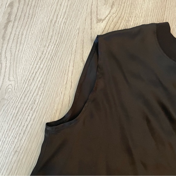 RtA Axel Tee Black Silk Off the Shoulder Top - Picture 5 of 13